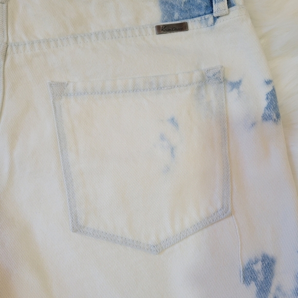 Kancan Stylish White and Blue Women's Denim Shorts - Picture 4 of 8